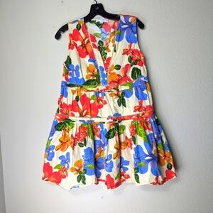 Marissa Webb Floral Tiered Mini Dress Dress Women's 2 Dress SHELF 2